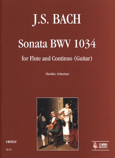 J.S. Bach: Sonata BWV 1034, FlGit (Pa+St)