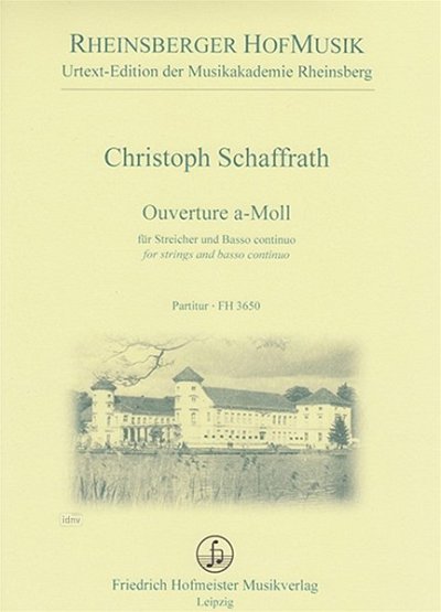 C. Schaffrath: Ouverture a-Moll, StrBc (Part.)