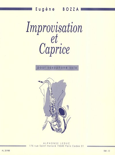 Improvisation Et Caprice, Sax