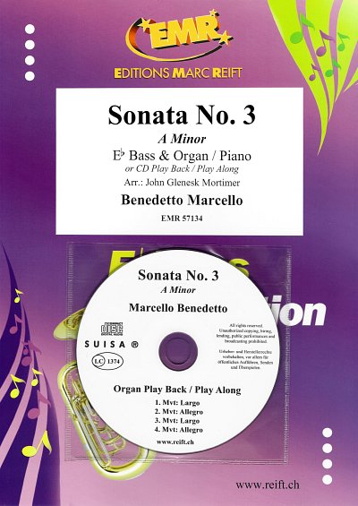 DL: B. Marcello: Sonata No. 3, TbEsKlv/Org