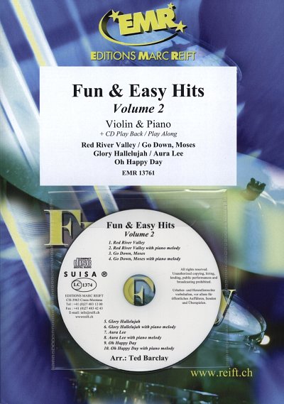 T. Barclay: Fun & Easy Hits Volume 2, VlKlav (+CD)