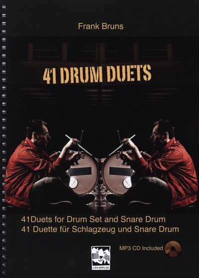 F. Bruns: 41 Drum Duets, 2 Drset (SpPa+CD)