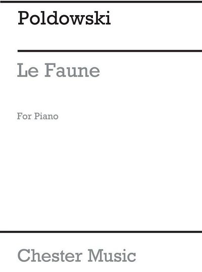 Le Faune for Voice with Piano acc., GesKlav