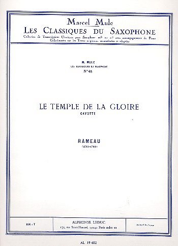 J.-P. Rameau: Jean-Philippe Rameau: Gavotte (Part.)