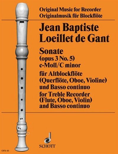 B. Loeillet de Gant, Jean Baptiste: Sonate op. 3