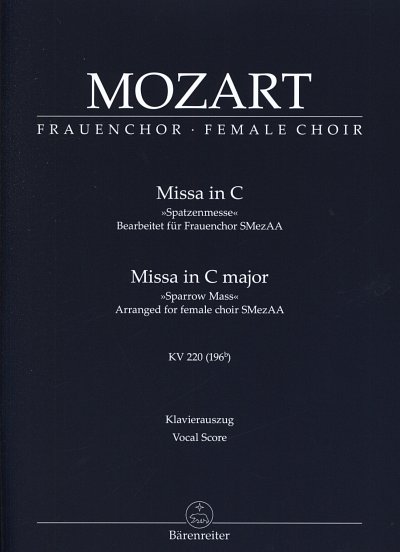 W.A. Mozart: Missa C-Dur KV 220 (196b), 4GesFchOrBc (KA)