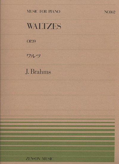 J. Brahms: Waltzes op. 39 162, Klav