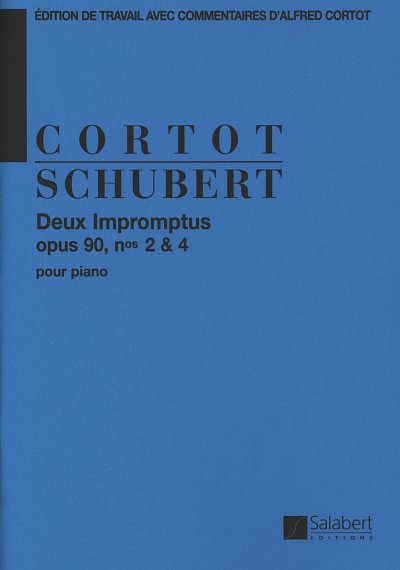 F. Schubert: 2 Impromptus Op.90 N 2 Et 4 (Cort, Klav (Part.)