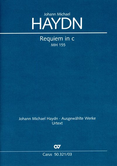 M. Haydn: Requiem in c  MH155, 4GesGchOrch (KA)