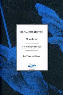 Bauld Alison Two Shakespeare Songs Vce/pf, Ges (Bu)