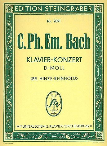 C.P.E. Bach: Konzert d-Moll Wq 23, 2Klav (Part.)