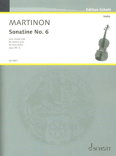 J. Martinon: Sonatine Nr. 6 op. 49/2