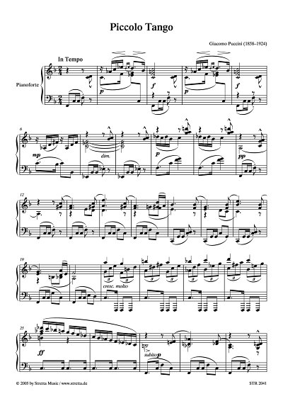 DL: G. Puccini: Piccolo Tango