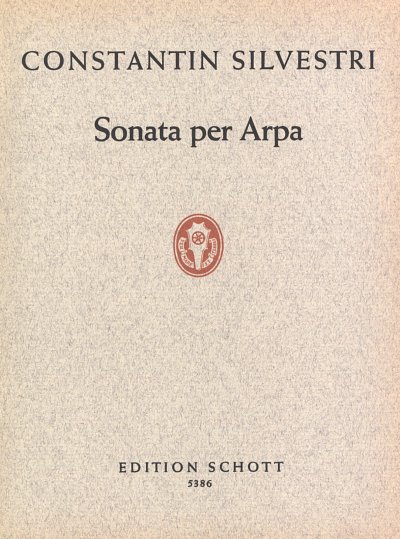 S. Constantin: Sonata per Arpa op. 21/1 VII 1940 , Hrf