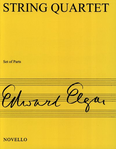 E. Elgar: String Quartet Op.83: Parts, 2VlVaVc (Stsatz)