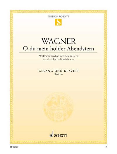DL: R. Wagner: O du mein holder Abendstern, GesBr/AlKlav