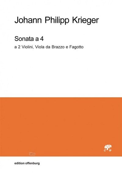 J.P. Krieger: Sonata a 4, a 2 Violini, Viola da Braz (Pa+St)