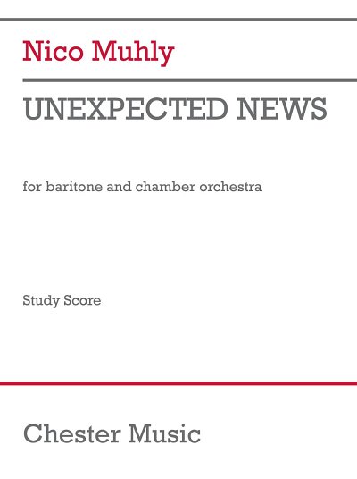 N. Muhly: Unexpected News (Stp)