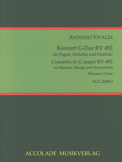 A. Vivaldi: Concerto G-Dur Rv 492, FagStrBc (Stsatz)