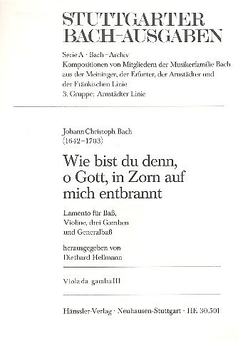 J.C. Bach: Wie bist du denn, o Gott, GesBStroBc