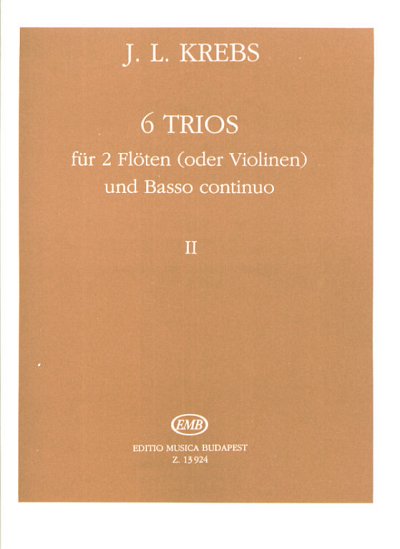J.L. Krebs: 6 Trios 2, 2Fl/VlBC (KlavpaSt)