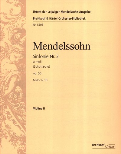 F. Mendelssohn Barth: Sinfonie Nr. 3 a-moll MWV, Sinfo (Vl2)