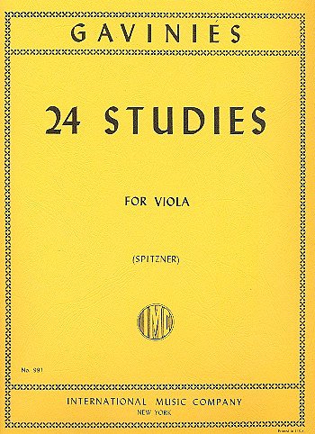 P. Gaviniès: 24 Studi (Spitzner), Va