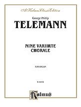 DL: G.P. Telemann: Telemann: Nine Chorale Variations, Org