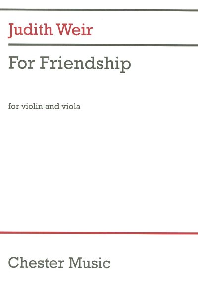 J. Weir: For Friendship, VlVla