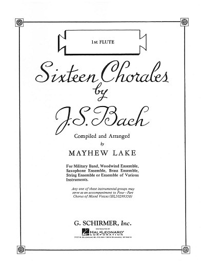 J.S. Bach: Sixteen Chorales (Fl)