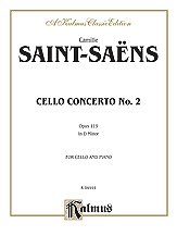 DL: C. Saint-Saëns: Saint-Saëns: Cello Concer, VcKlav (Klavp