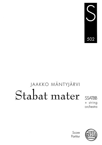 J. Mäntyjärvi: Stabat mater, GchStr (Part.)