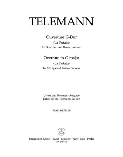 G.P. Telemann: Ouvertüre G-Dur TWV 55:G1 