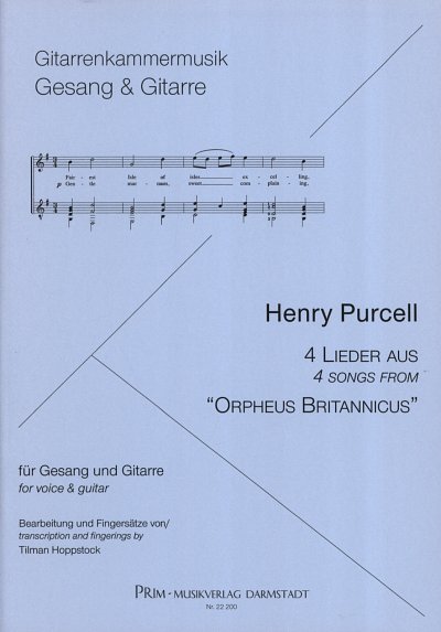 H. Purcell: 4 Lieder (Orpheus Britannicus)