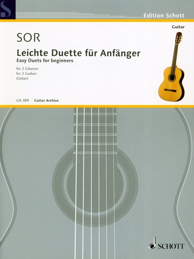 F. Sor: Leichte Duette Fuer Anfaenger Gitarren Archiv