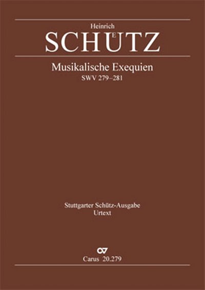 H. Schütz: Musikalische Exequien I-III, 8GsOrgB;GchM (Org)