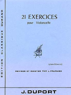 J. Duport: Vingt Et Un (21) Exercices Vol 2 Viol, Vc (Part.)