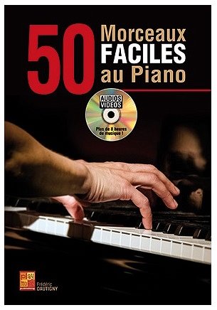 F. Dautigny: 50 Morceaux faciles au piano, Klav (+DVD)
