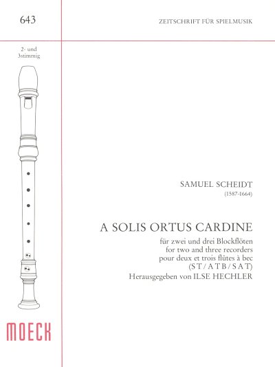 S. Scheidt: A solis ortus cardine (Sppart)