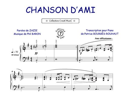 Chanson d'ami, Klav (KlavpaSt)
