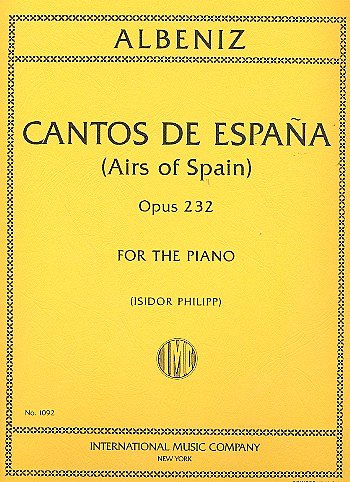 I. Albéniz: Cantos De Espana Op.232 (Philipp), Klav