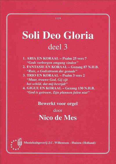 Soli Deo Gloria 3, Org