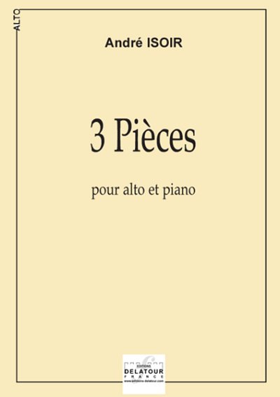 ISOIR André: 3 Stücke für Viola und Klavier