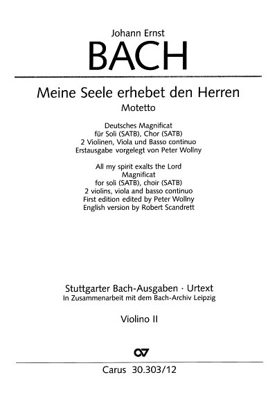 Bach, Johann Ernst: Deutsches Magnificat