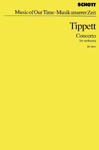 M. Tippett: Concerto for Orchestra , Orch (Stp)