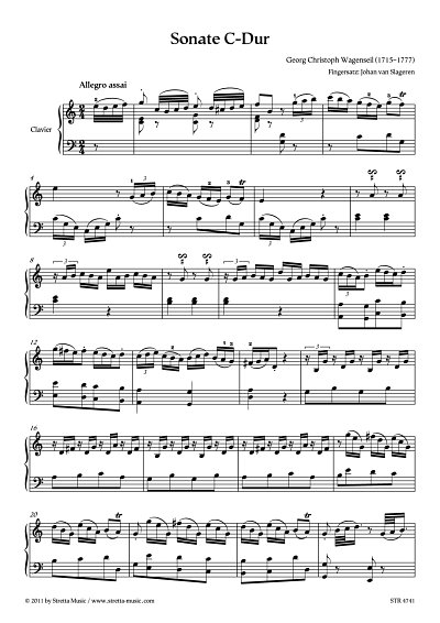 DL: G.C. Wagenseil: Sonate C-Dur