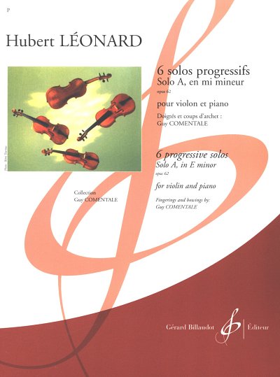 6 Solos Progressifs Opus 62 A En Mi Mineu, VlKlav (KlavpaSt)