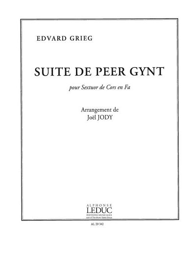 E. Grieg: Suite de 'Peer Gynt' (Pa+St)