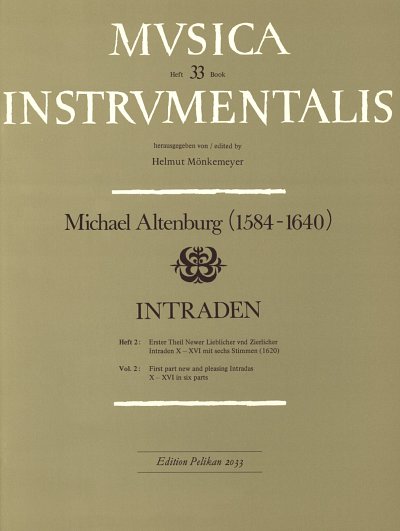 Altenburg Michael: Intraden Heft 2 Musica Instrumentalis 33