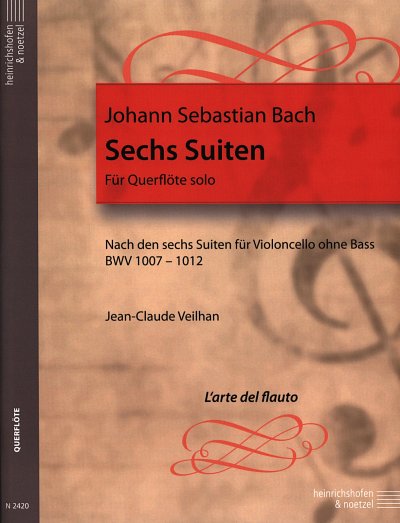 J.S. Bach: 6 Suiten für Querflöte solo. BWV 1007-, Fl (Sppa)